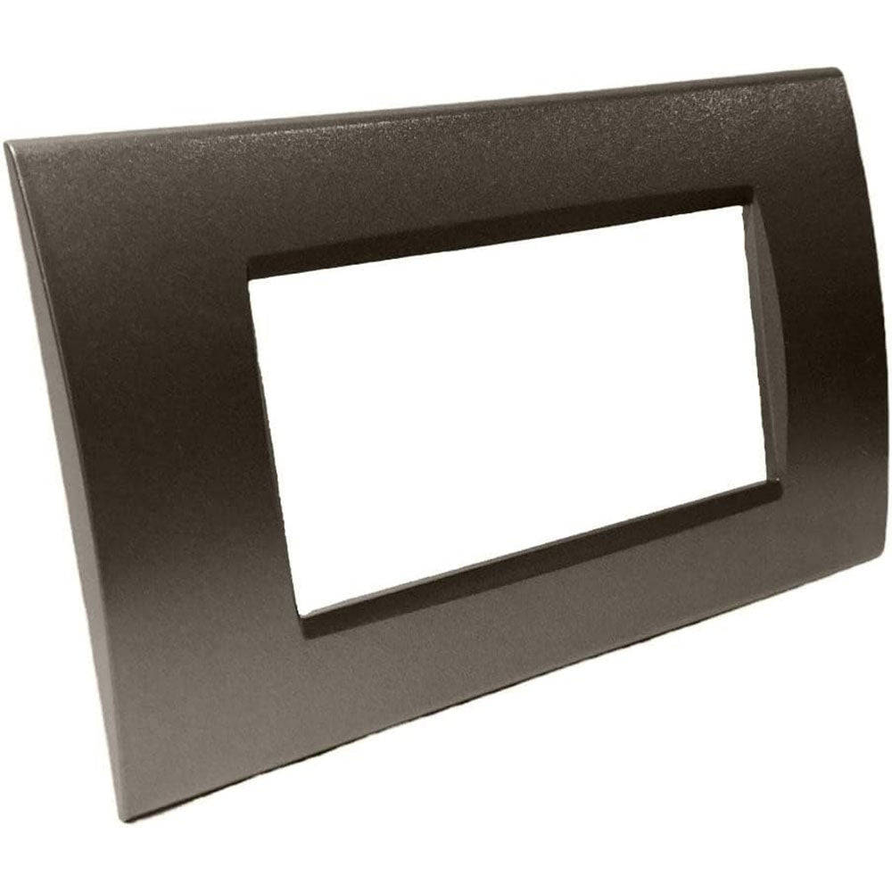 Placchetta testa di moro 3-7 posti compatibile living light cassetta 503 - ambraled