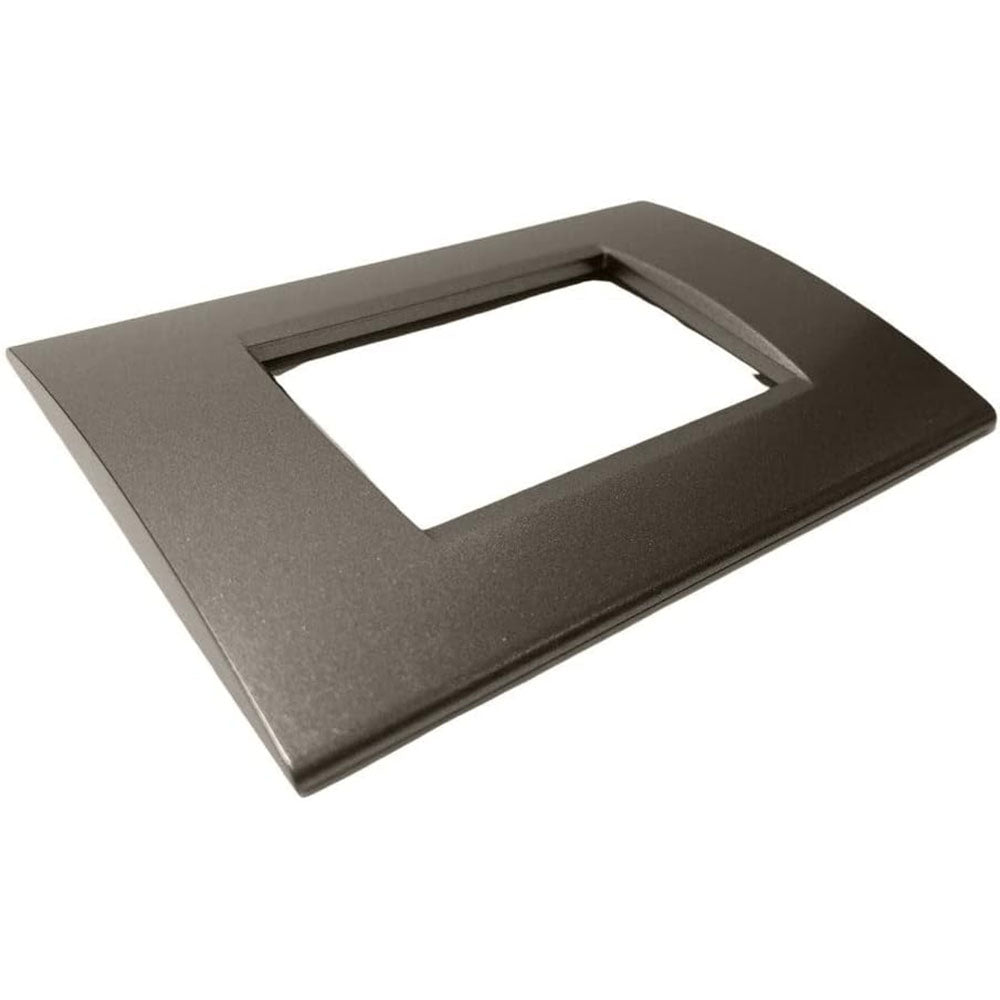 Placchetta testa di moro 3-7 posti compatibile living light cassetta 503 - ambraled
