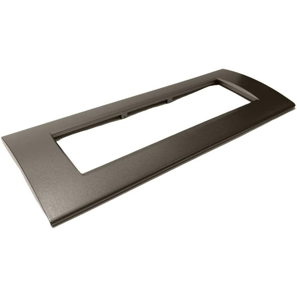 Placchetta testa di moro 3-7 posti compatibile living light cassetta 503 - ambraled