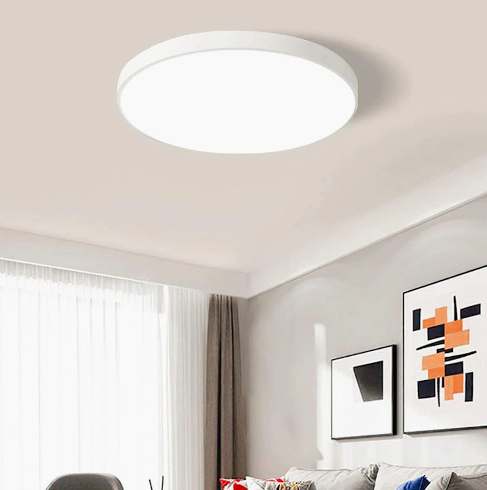 Plafoniera LED rotonda 70W - Lampada bianca con luce fredda (6500K) o naturale (4000K) - ambraled