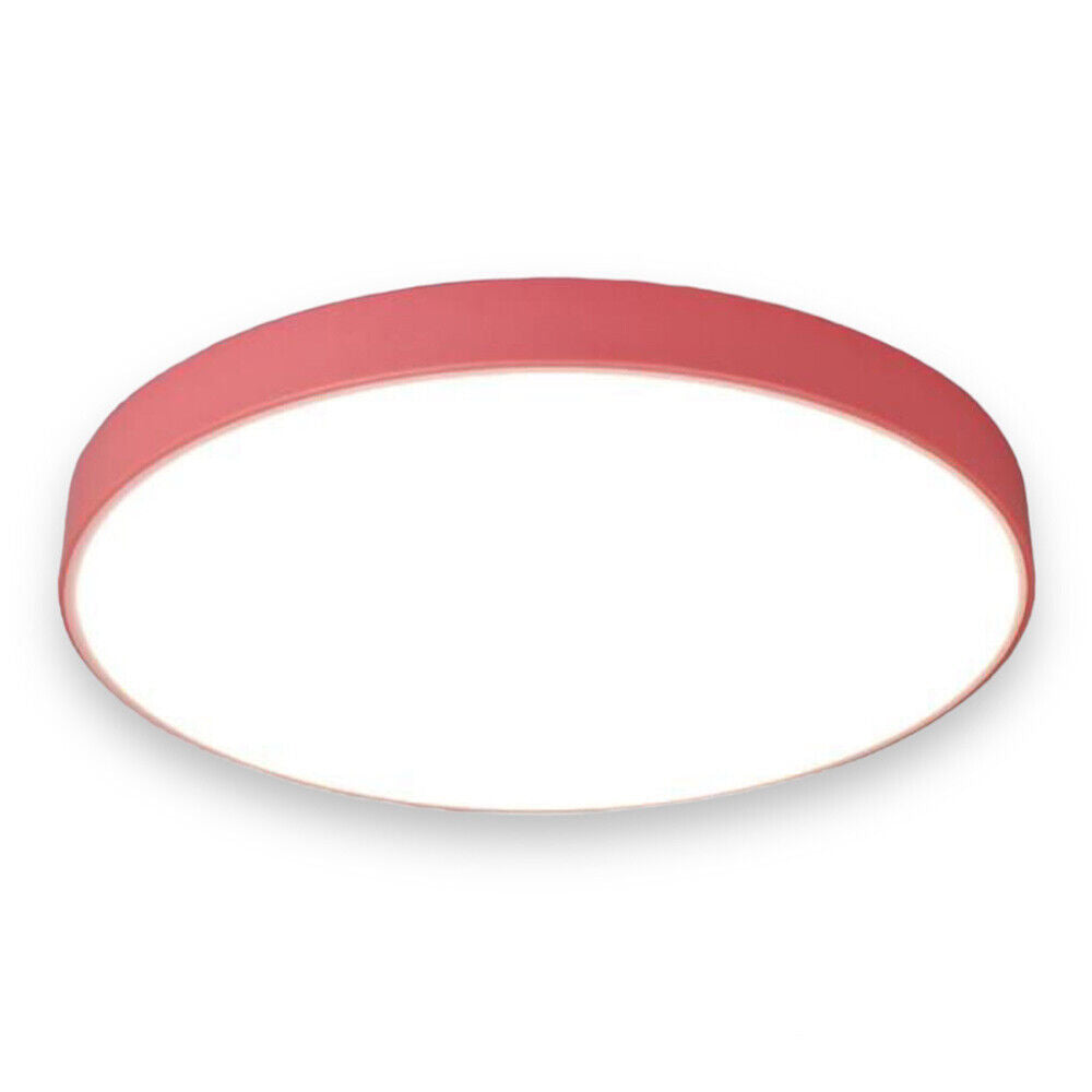 Plafoniera LED rotonda 70W - Luce rosa con opzioni fredda o naturale - ambraled