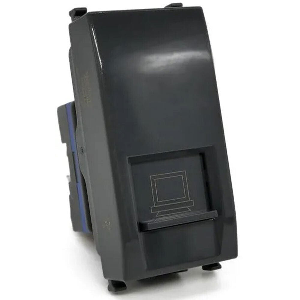 Presa di rete LAN RJ45 8P8C Cat5 – Compatibile con Vimar Plana - ambraled