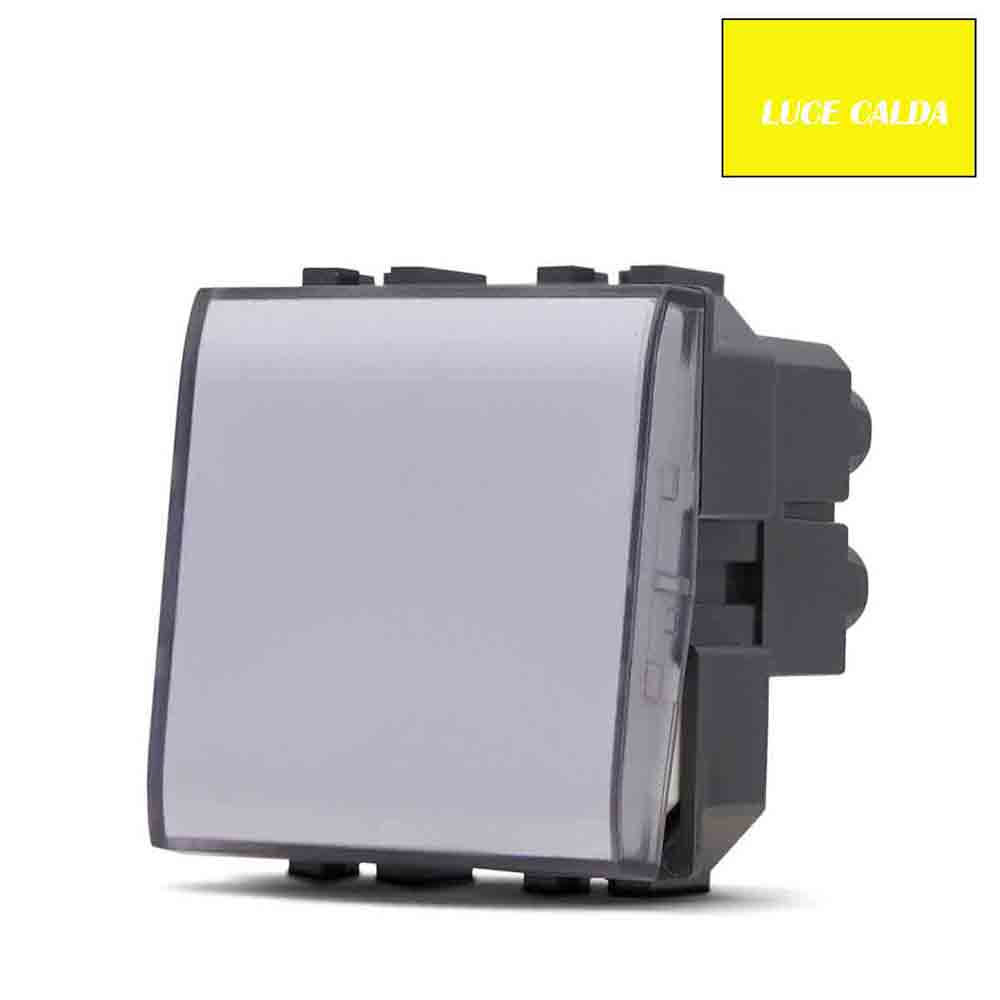 Luce notturna 2W – Vimar piana ON/OFF - ambraled