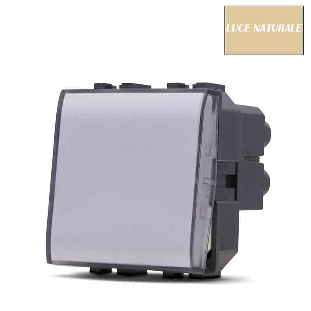 Luce notturna 2W – Vimar piana ON/OFF - ambraled