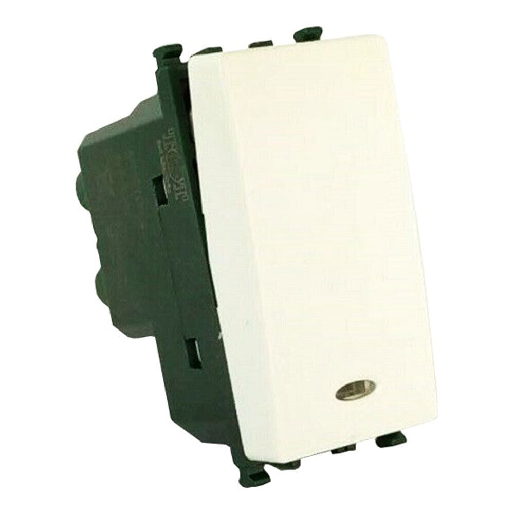 Pulsante unipolare 10A 250V con relè – Compatibile con Vimar piano