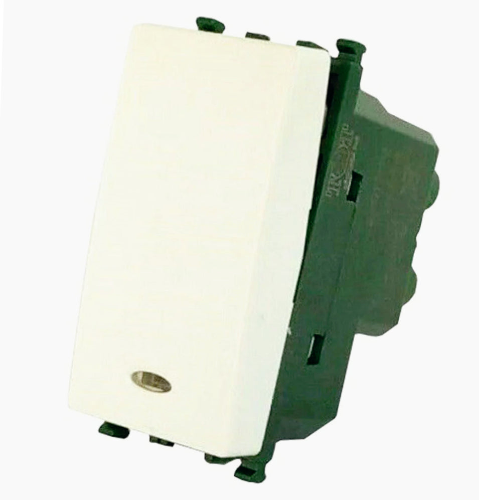 Pulsante unipolare 10A 250V con relè – Compatibile con Vimar piano