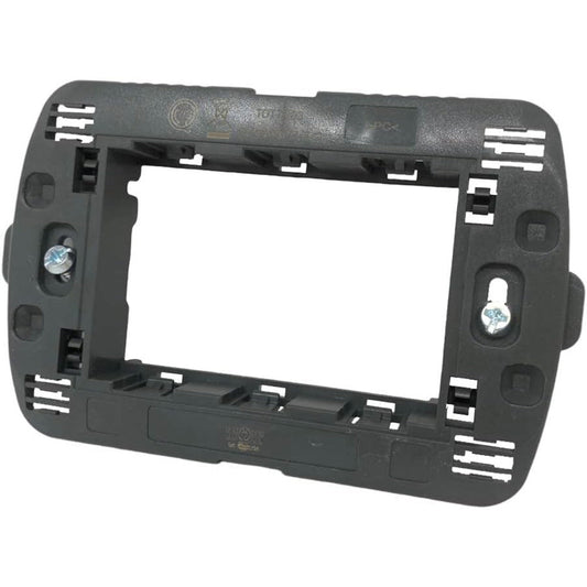 Supporto 3 posti compatibile con living light international 503 - ambraled