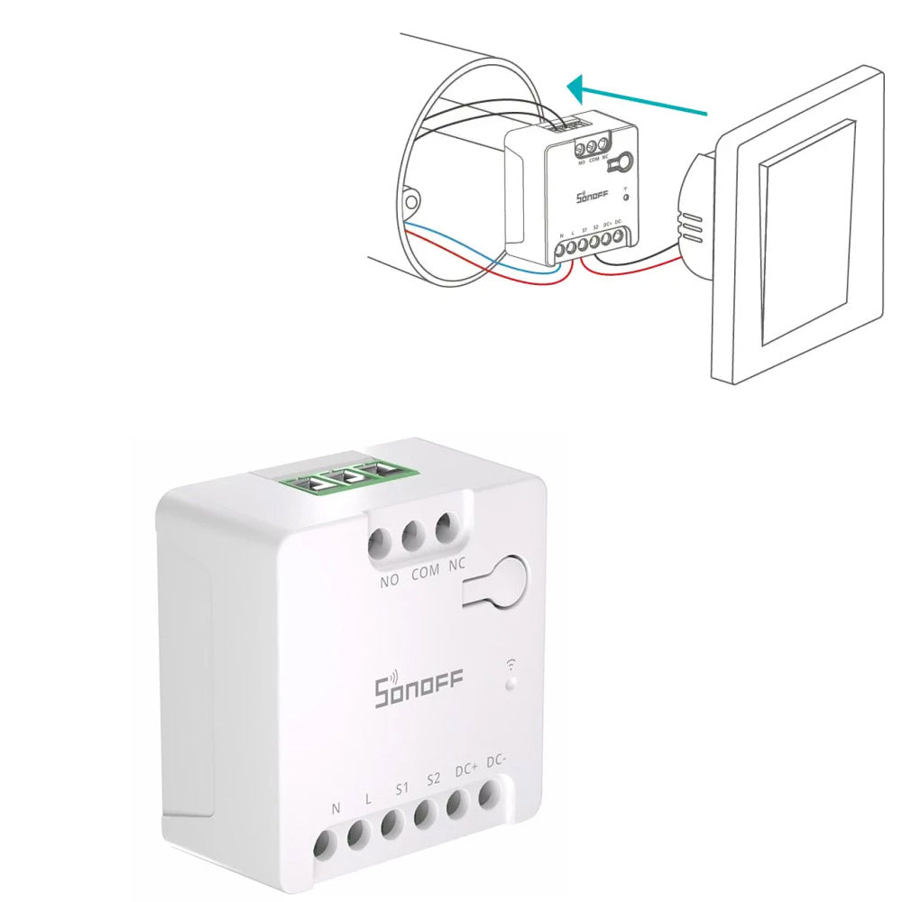 Sonoff Mini D controllo smart per luci accessi caldaia da remoto - ambraled