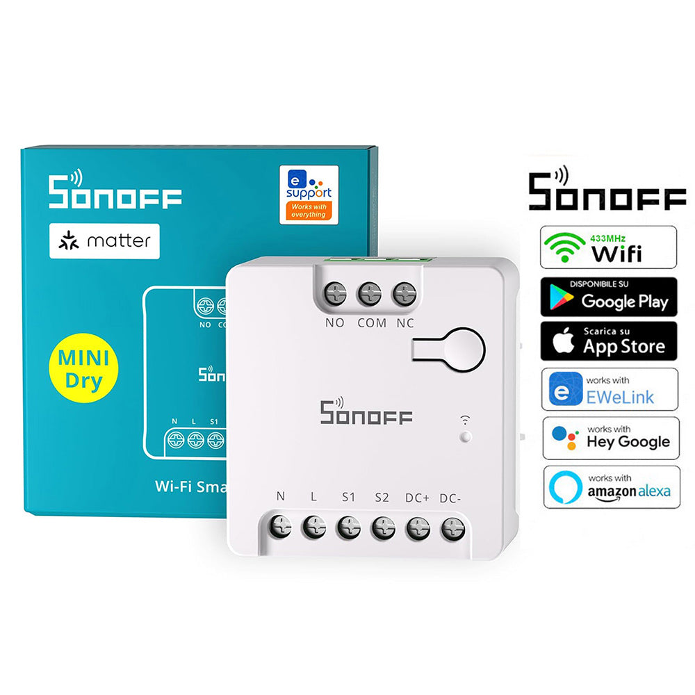 Sonoff Mini D controllo smart per luci accessi caldaia da remoto - ambraled