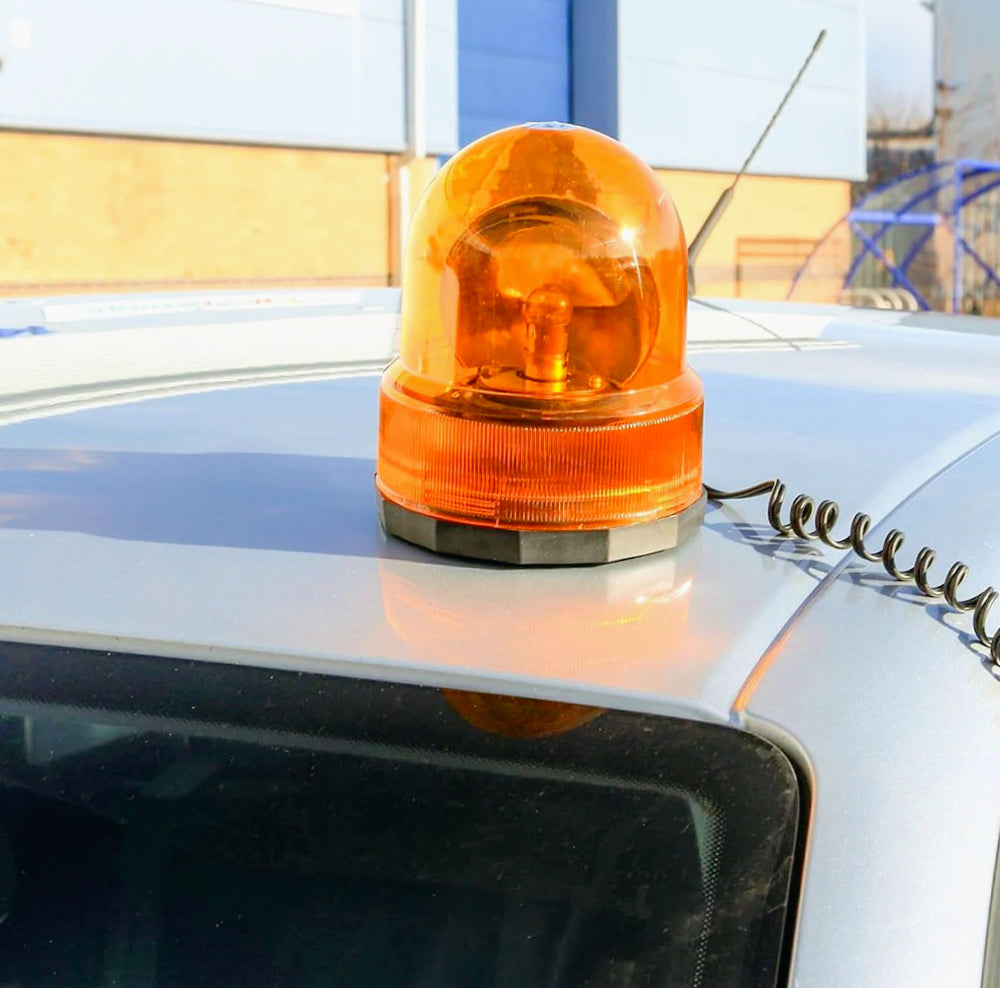 Lampeggiante auto 12V – Arancione calamitato emergenza - ambraled