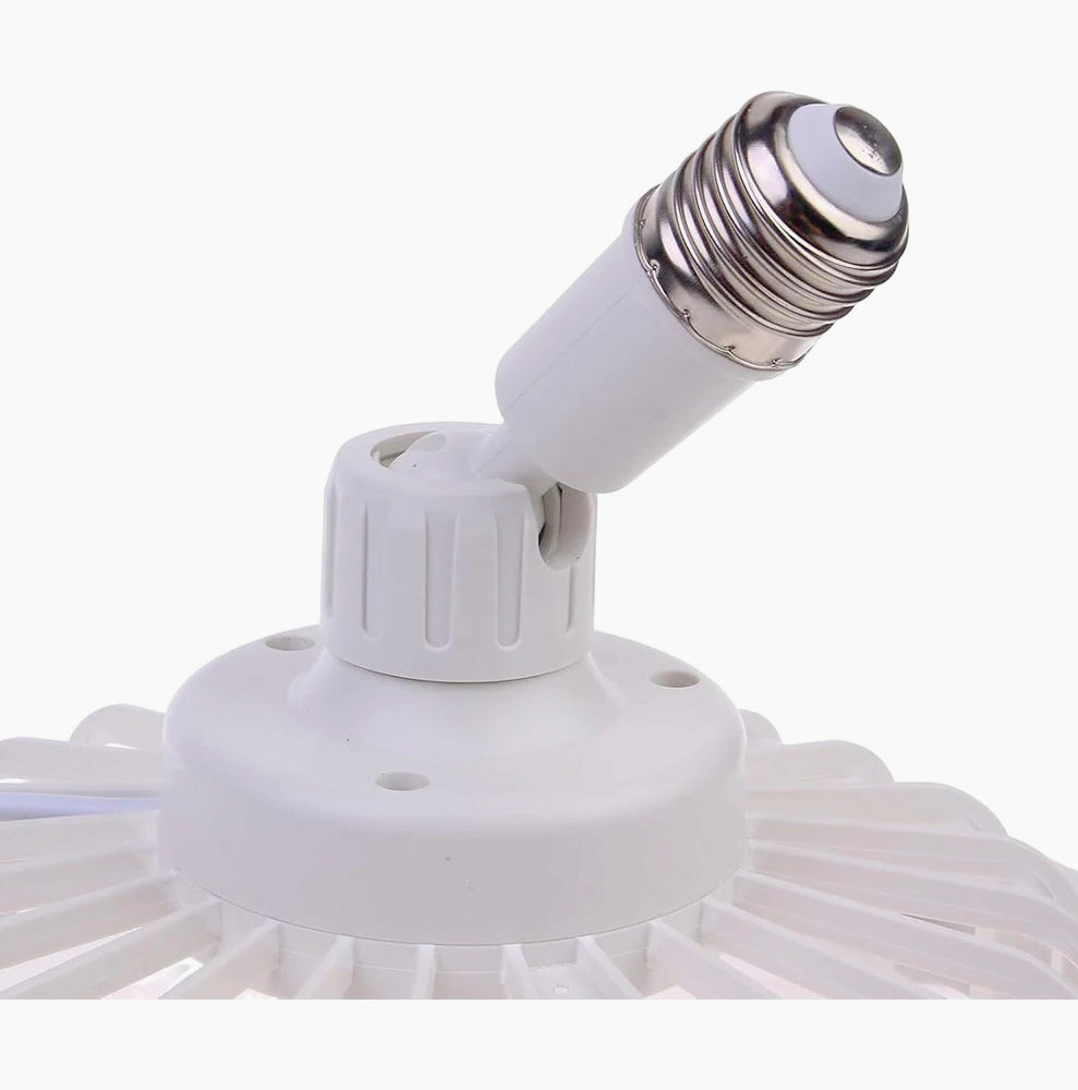 Lampadina LED 36W dimmerabile 3 colori luce con ventilatore integrato – Base E27 - ambraled