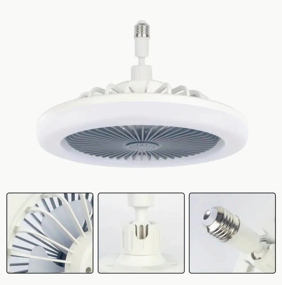 Lampadina LED 36W dimmerabile 3 colori luce con ventilatore integrato – Base E27 - ambraled
