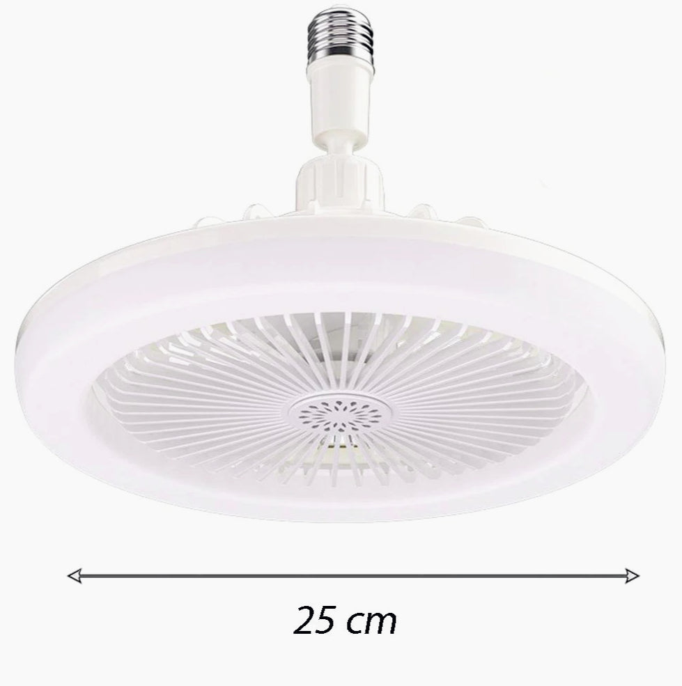 Lampadina LED 36W dimmerabile 3 colori luce con ventilatore integrato – Base E27 - ambraled