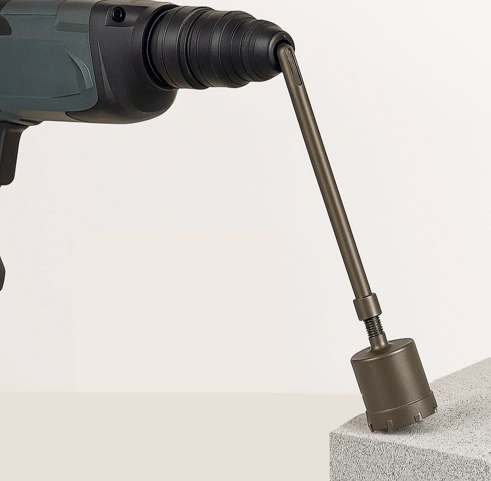 Asta barra 600 mm per fresa/carotatrice – Attacco SDS Plus - ambraled