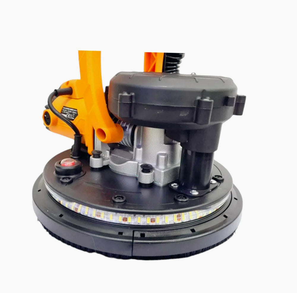 Levigatrice a giraffa 800W con LED – Manico estensibile, disco Ø 225 mm - ambraled