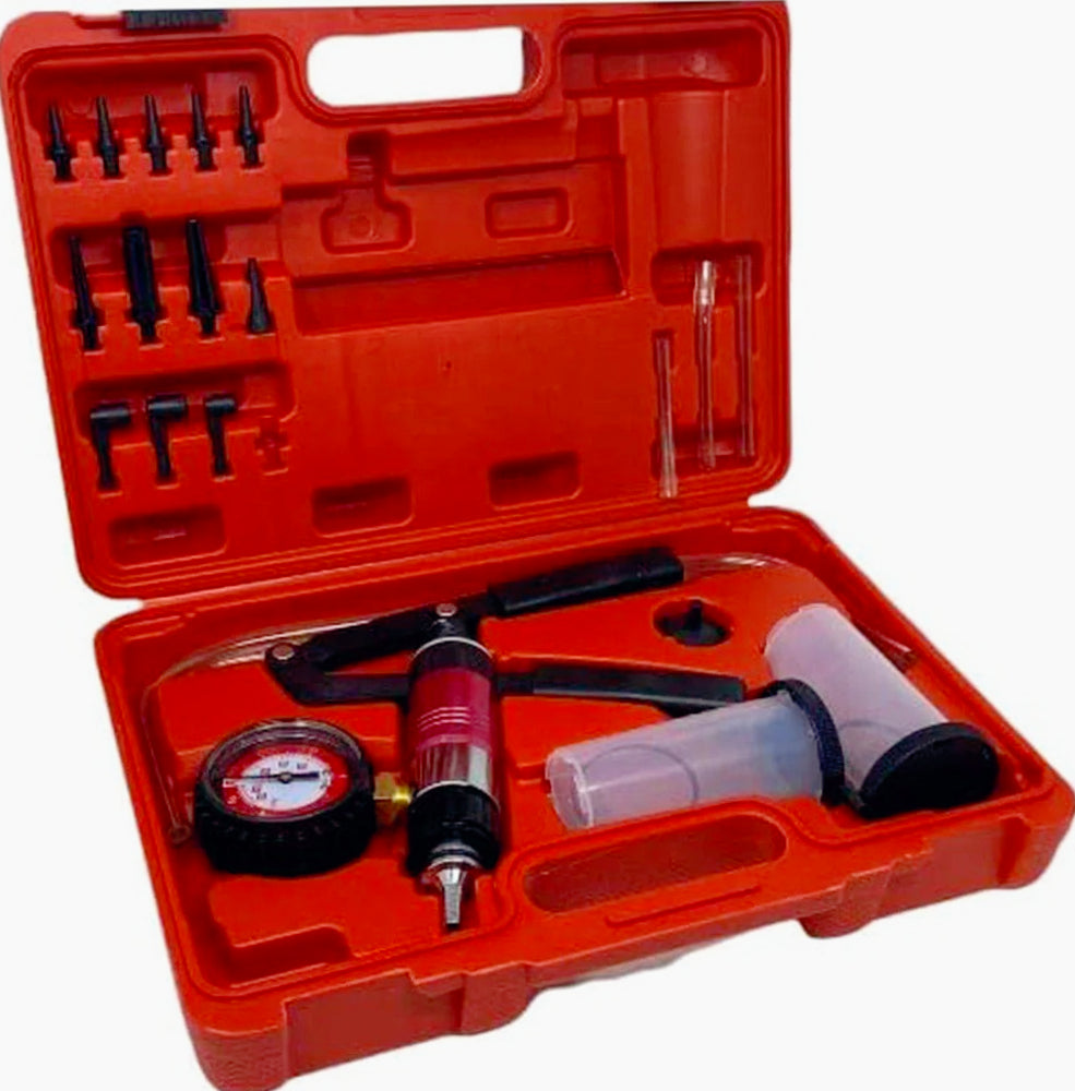 Kit spurgo freni e frizione – Tester pompa manuale con adattatori per auto e moto - ambraled