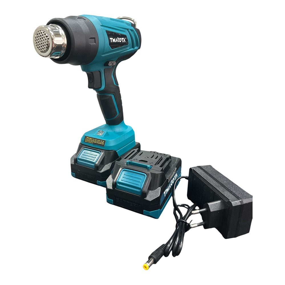 Pistola termica aria calda doppia batteria 48V con display - ambraled