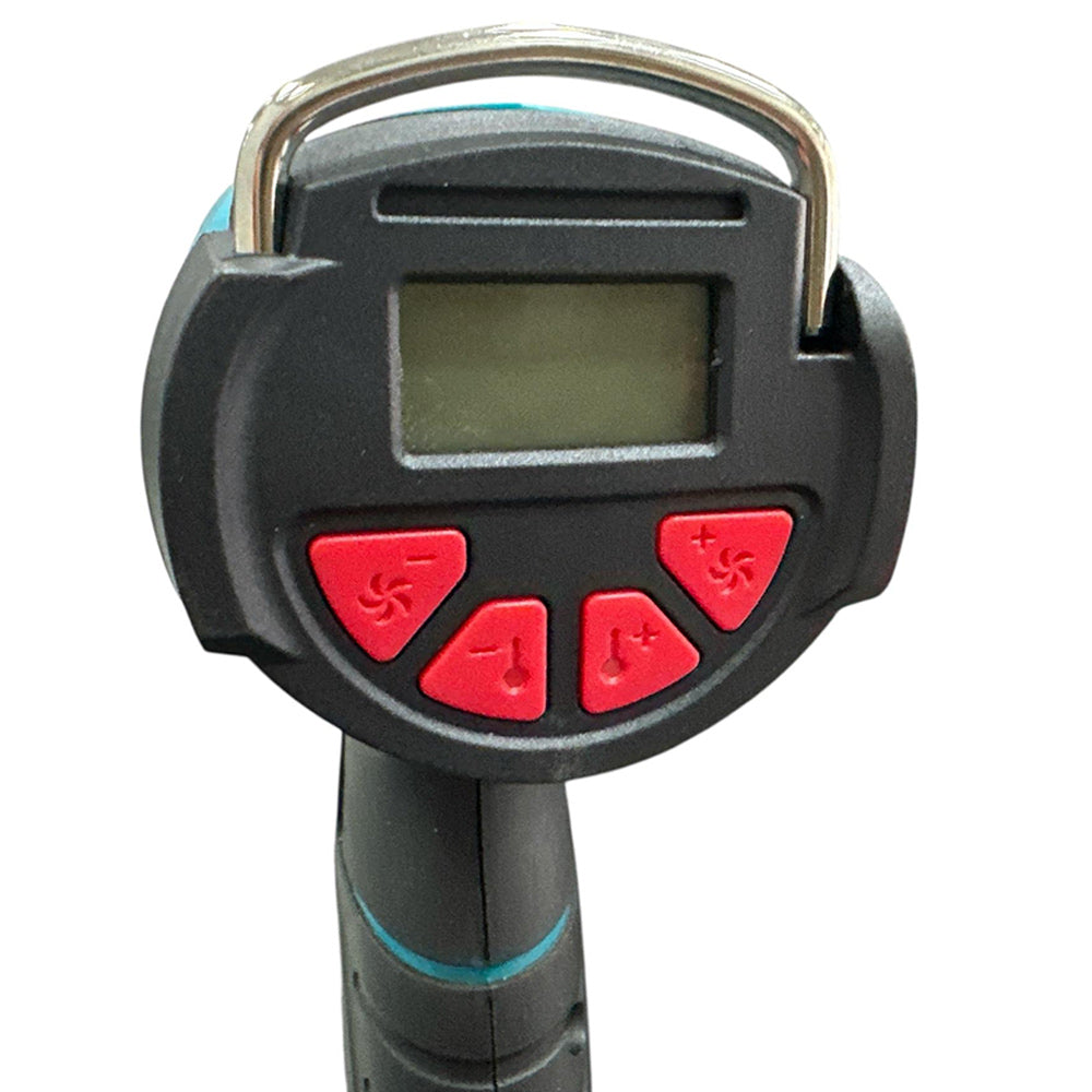 Pistola termica aria calda doppia batteria 48V con display - ambraled