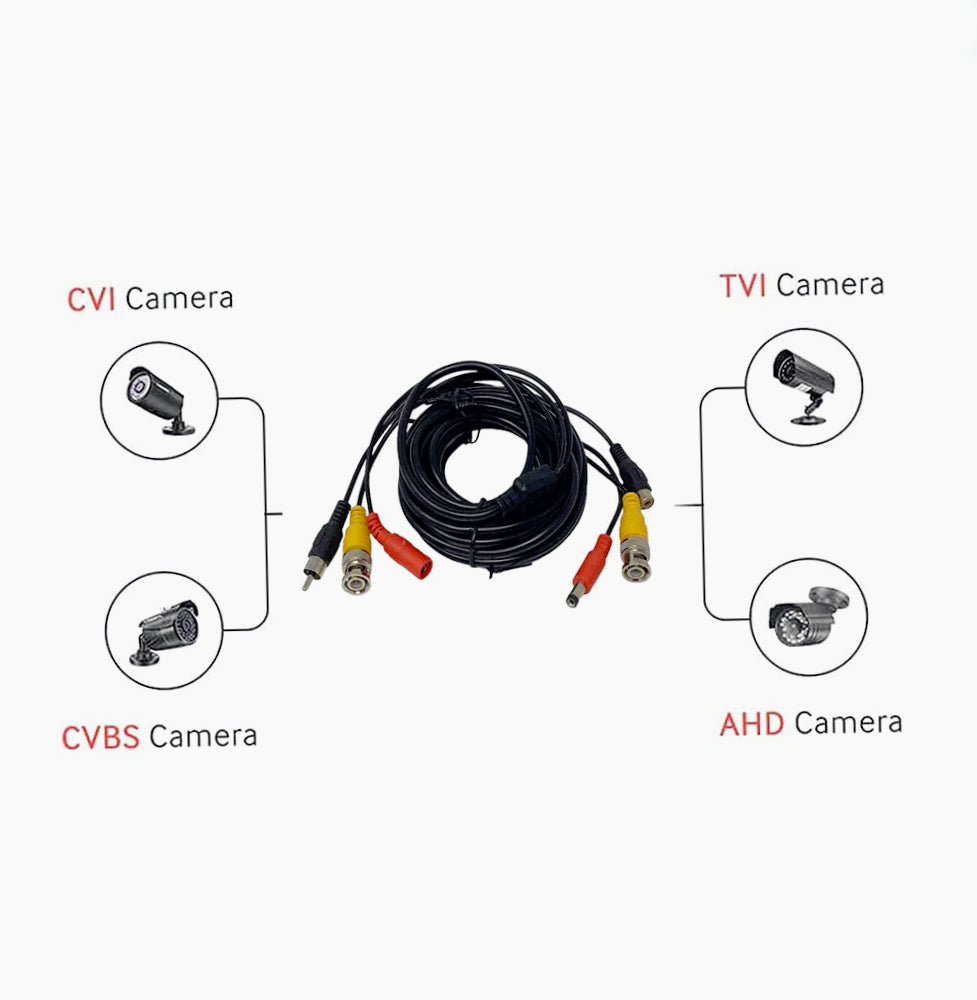 Cavo BNC 50m – per telecamere, video e RCA audio - ambraled