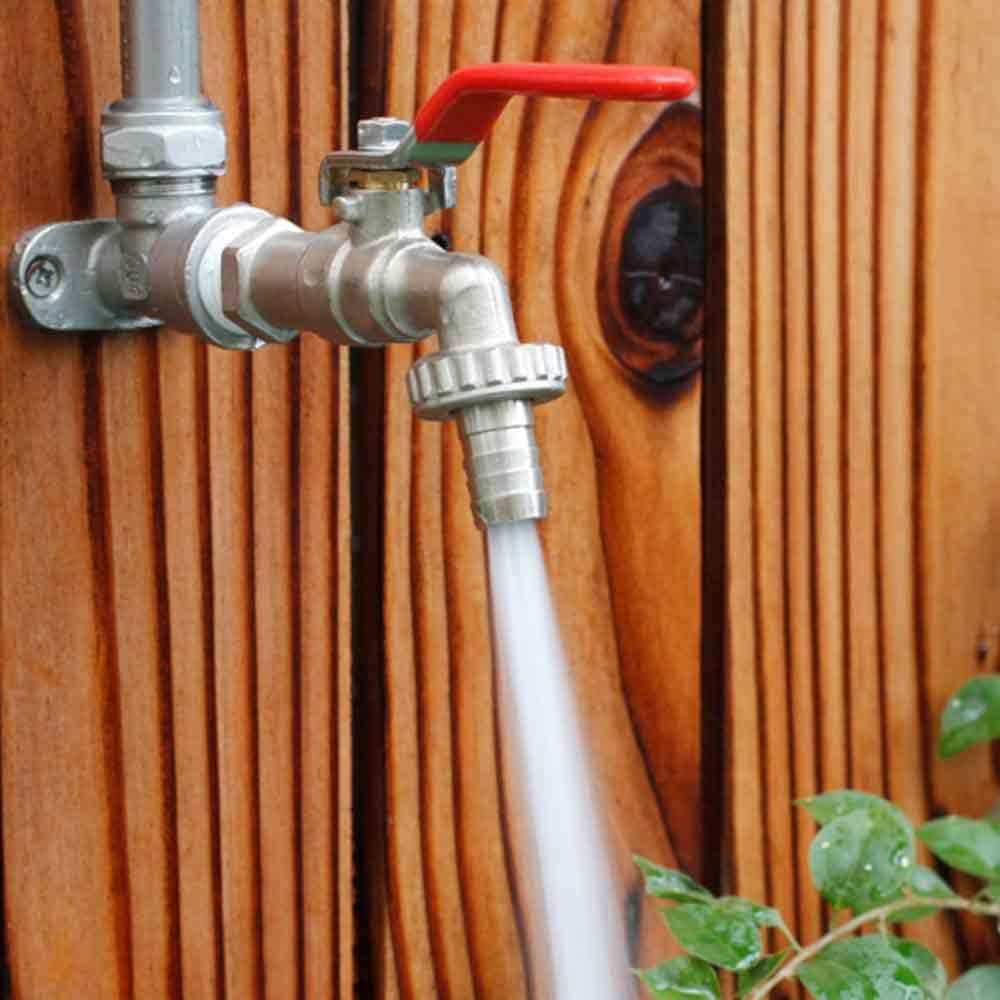 Rubinetto da giardino da esterno per irrigazione valvola a sfera ½' - ambraled