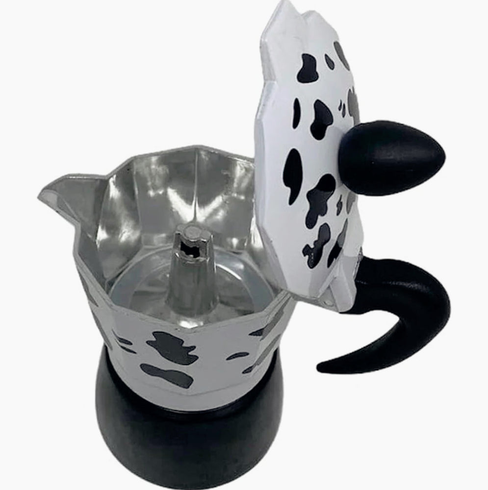 Caffettiera mucca moka 1/2/3 tazze – macchina del caffè originale - ambraled