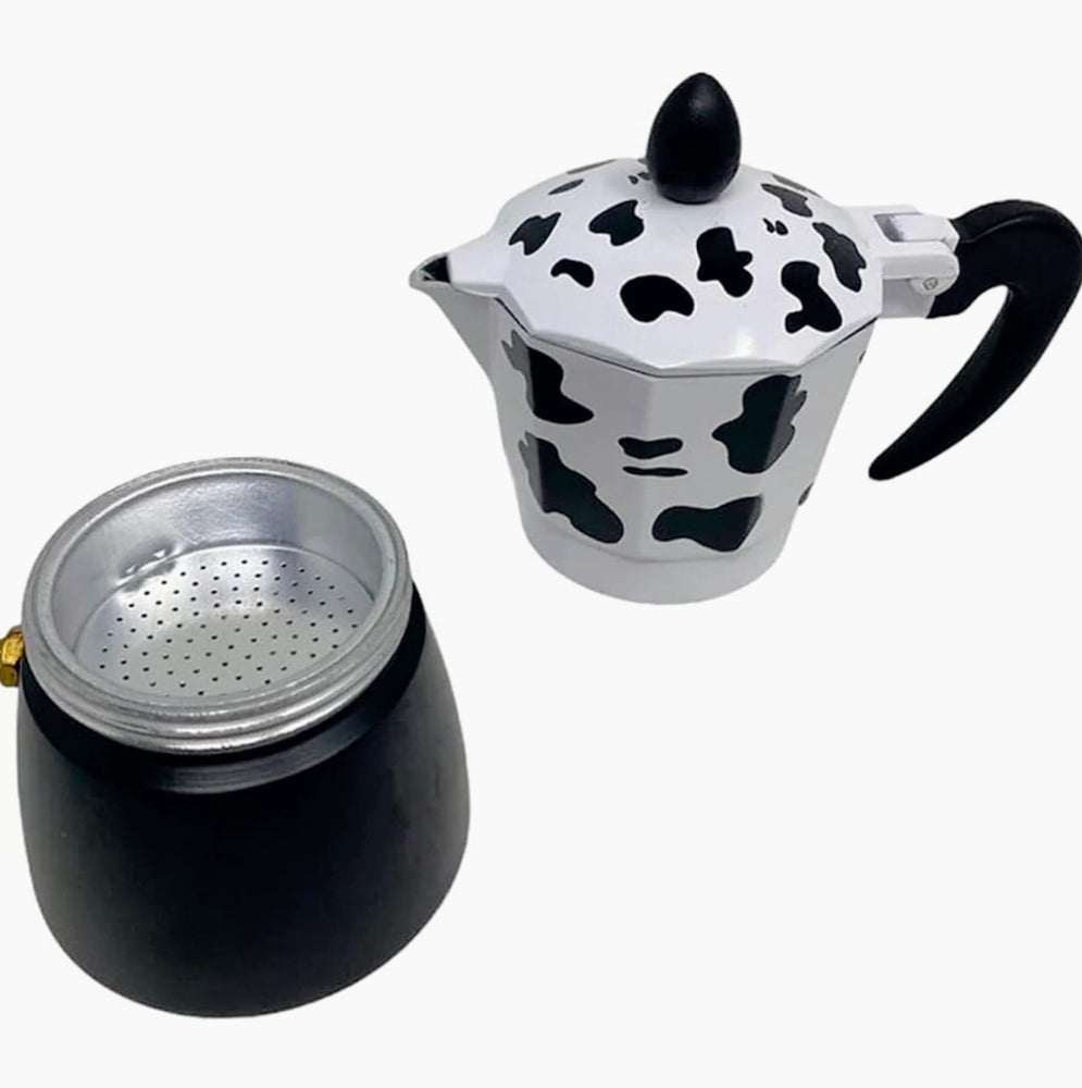 Caffettiera mucca moka 1/2/3 tazze – macchina del caffè originale - ambraled