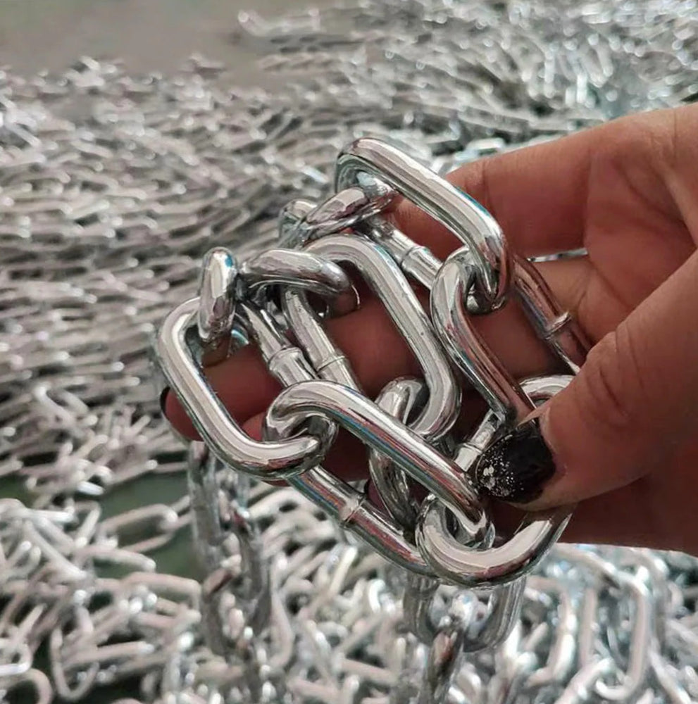 Catena acciaio zincato Ø4mm – 2m per lucchetti sicurezza - ambraled