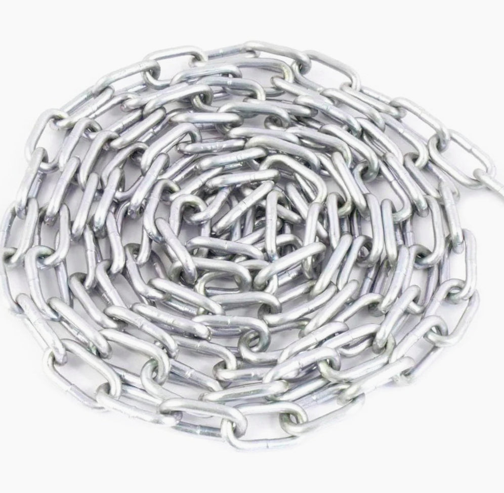 Catena acciaio zincato Ø6mm – 1m per lucchetti sicurezza - ambraled