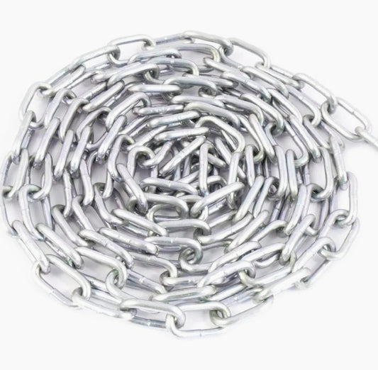 Catena acciaio zincato Ø6mm – 1m per lucchetti sicurezza - ambraled