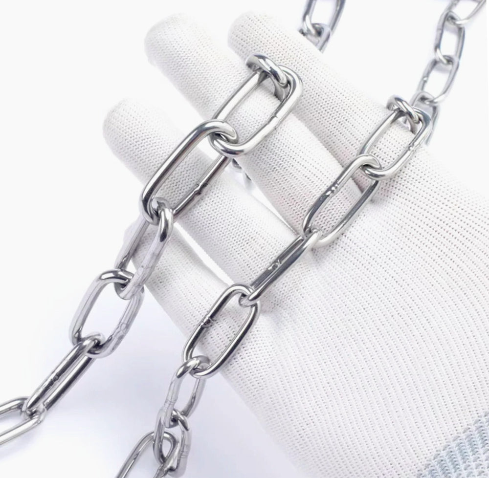 Catena acciaio zincato Ø6mm – 1m per lucchetti sicurezza - ambraled
