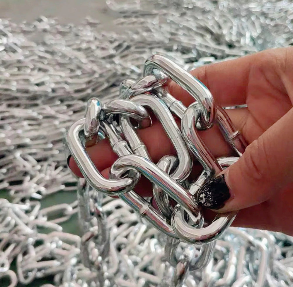 Catena acciaio zincato Ø6mm – 1m per lucchetti sicurezza - ambraled