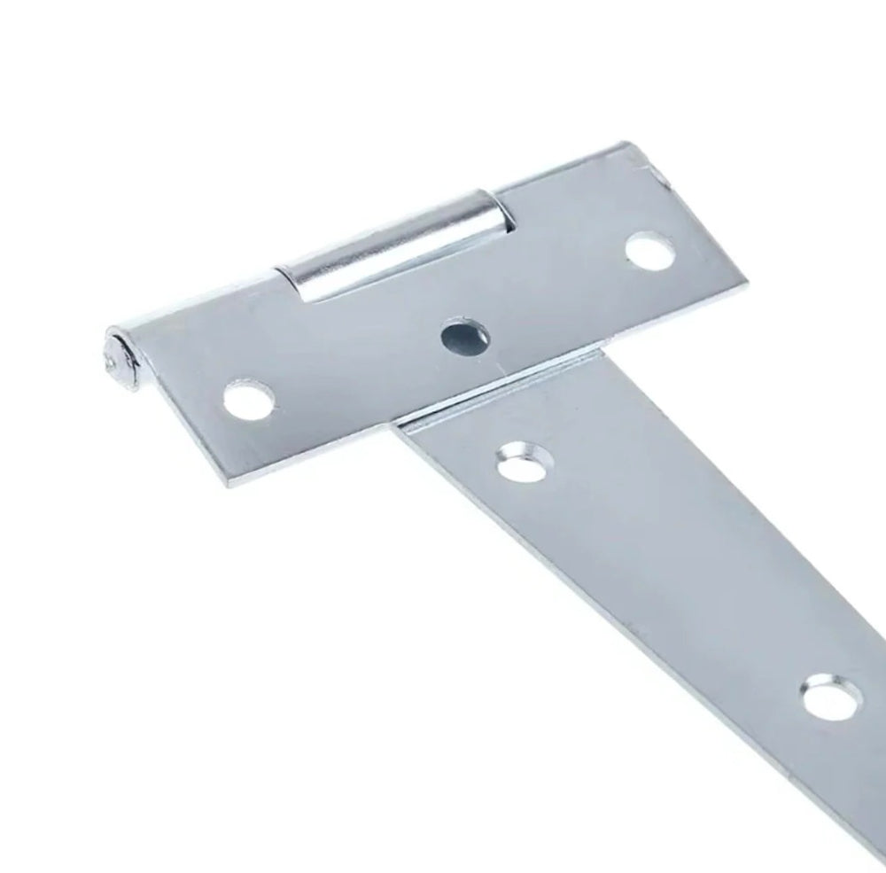 Set 2 cerniere a T in acciaio per porte e finestre, misure disponibili: 100 mm, 150 mm e 200 mm - ambraled