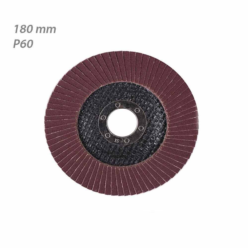 Disco lamellare abrasivo per FLEX 150-180mm – grana P60/P120/P240 - ambraled