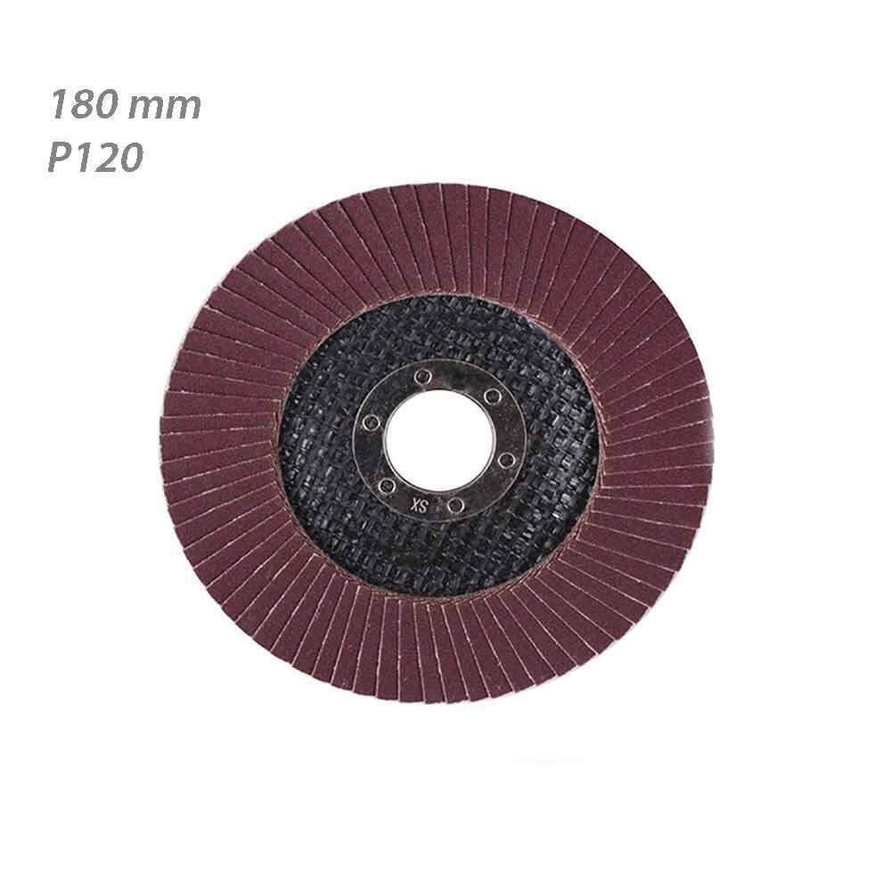 Disco lamellare abrasivo per FLEX 150-180mm – grana P60/P120/P240 - ambraled