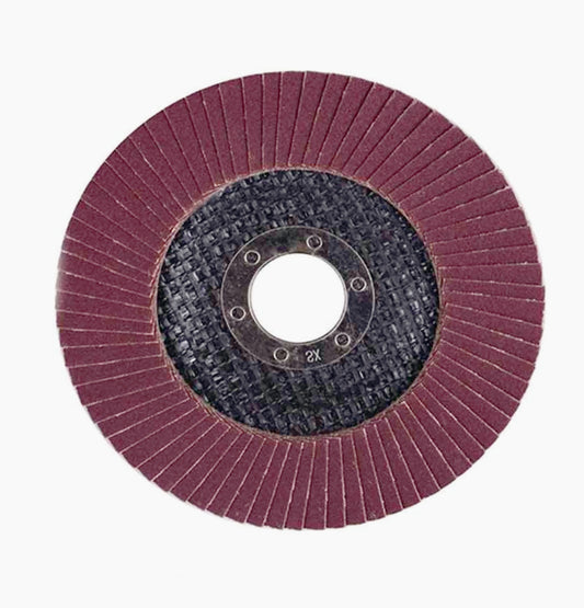 Disco lamellare abrasivo per FLEX 150-180mm – grana P60/P120/P240 - ambraled