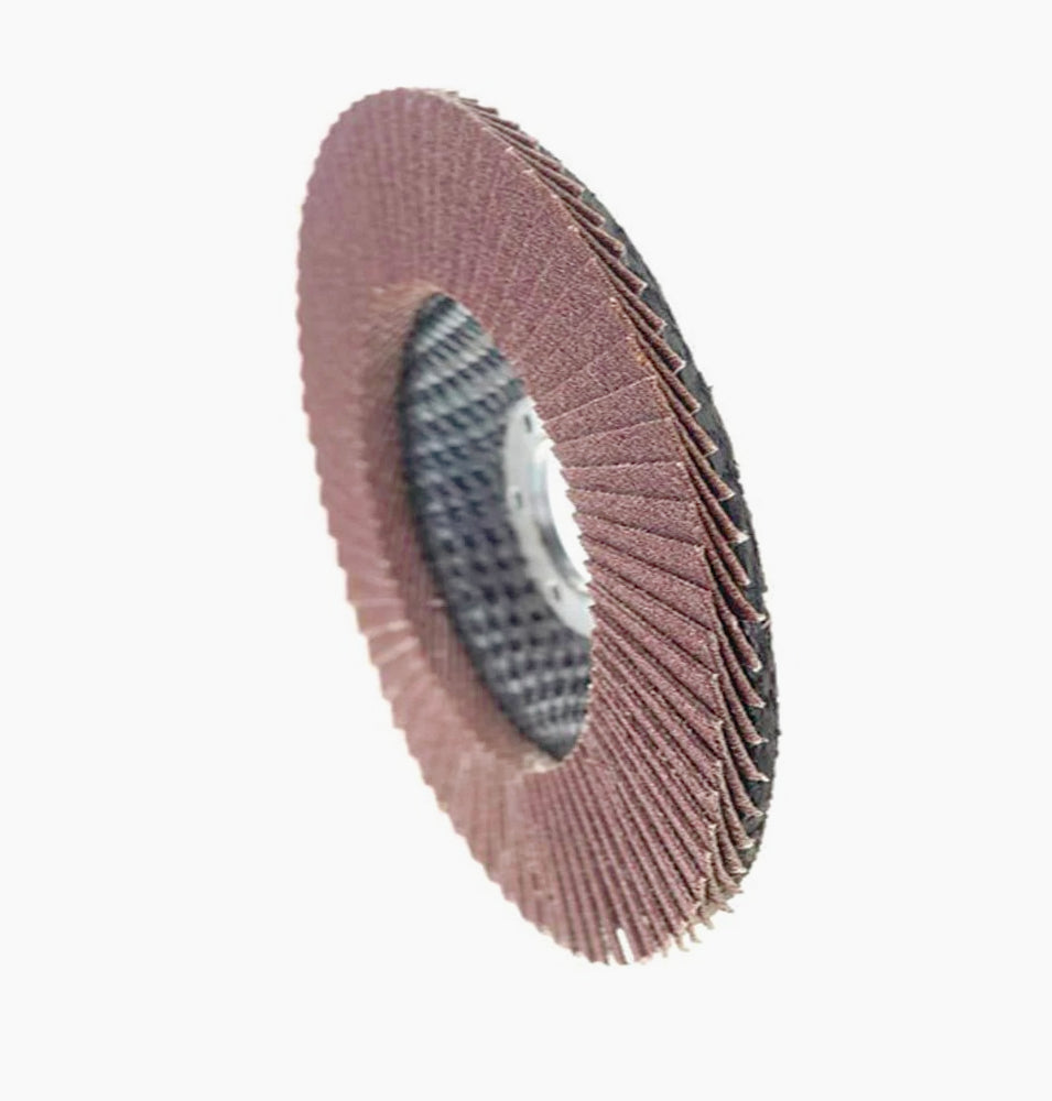 Disco lamellare abrasivo per FLEX 150-180mm – grana P60/P120/P240 - ambraled