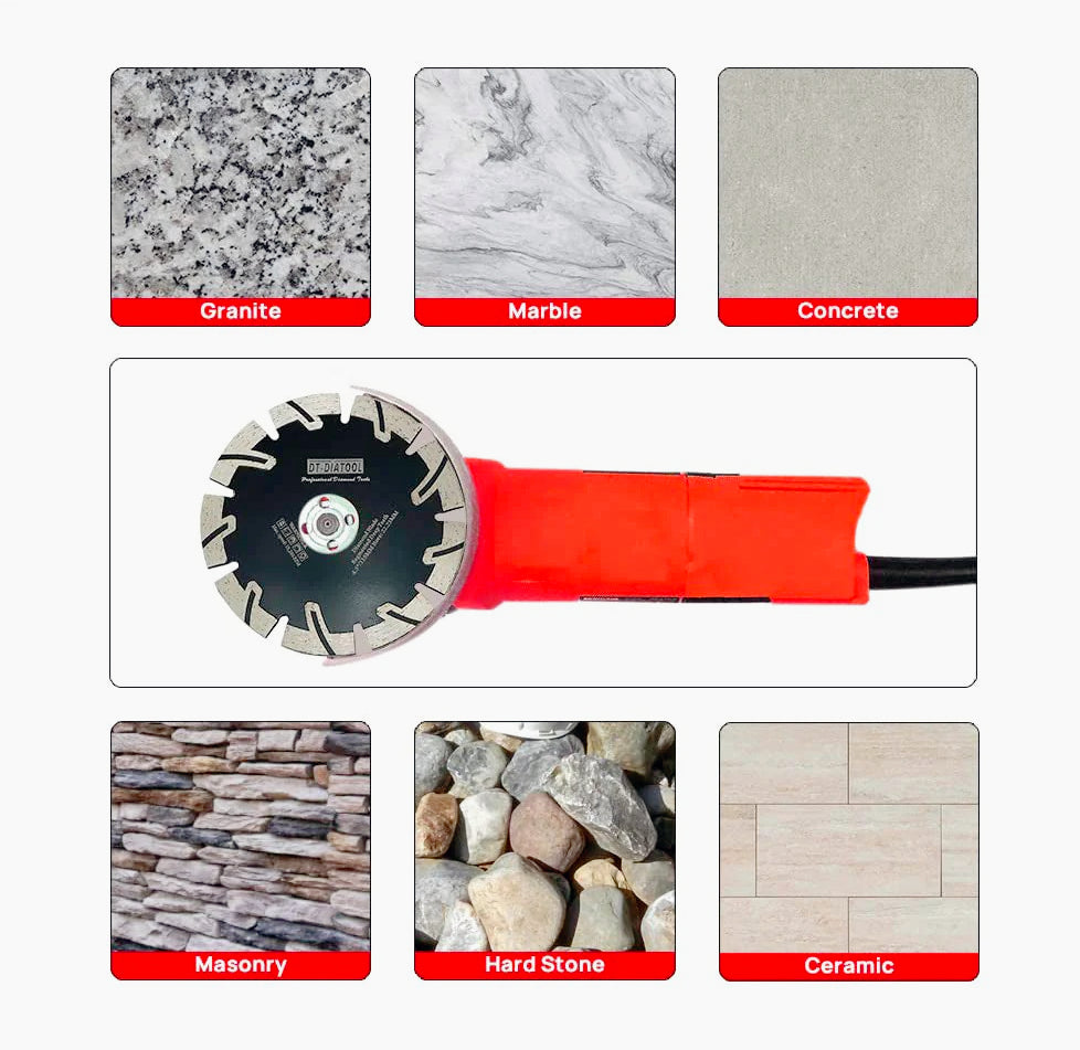 Disco diamantato 115mm per FLEX – taglio piastrelle, granito, ceramica - ambraled