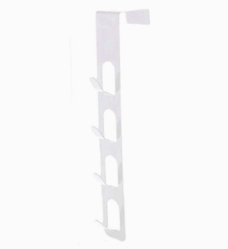 Gancio sopraporta 4 posti – metallo verticale appendiabiti - ambraled
