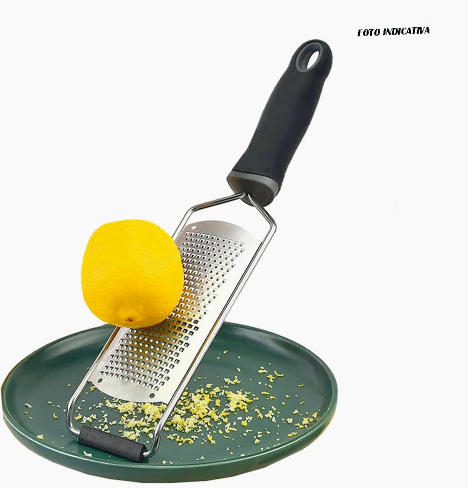 Grattugia manuale ad arco 23cm – inox con manico antiscivolo - ambraled