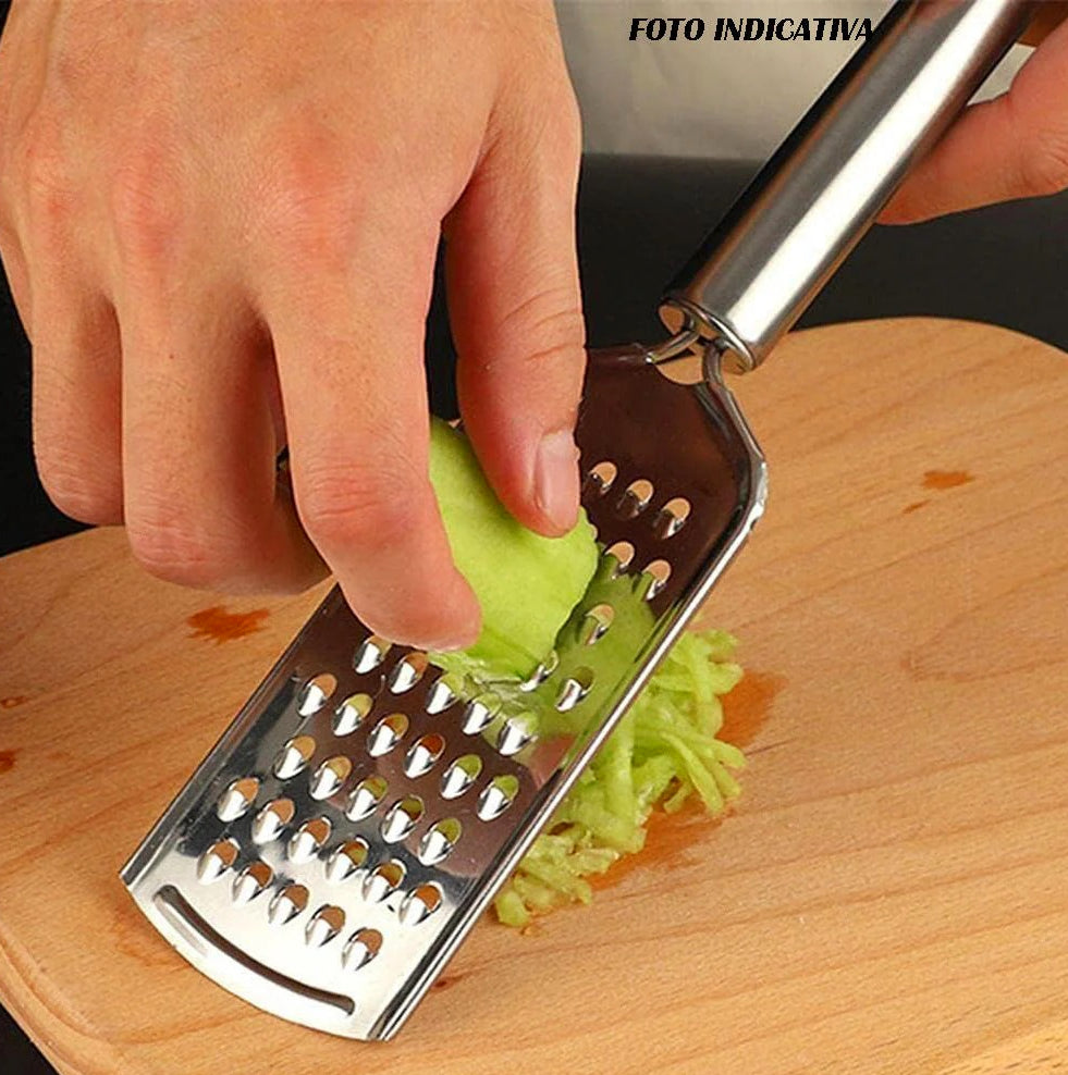 Grattugia manuale inox – per formaggio, verdure e cioccolato - ambraled