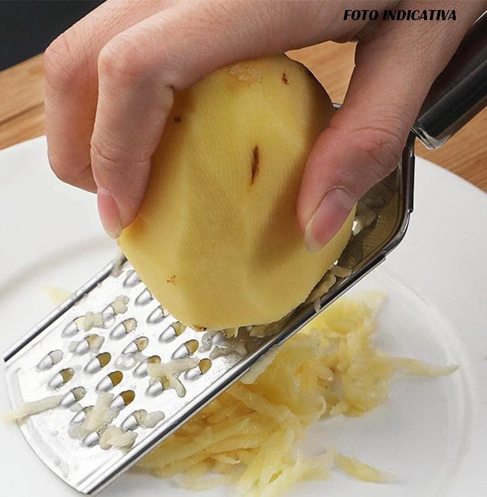 Grattugia manuale inox – per formaggio, verdure e cioccolato - ambraled