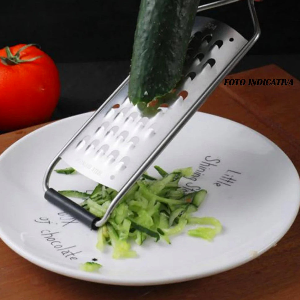 Grattugia manuale inox – per formaggio, verdure e cioccolato - ambraled