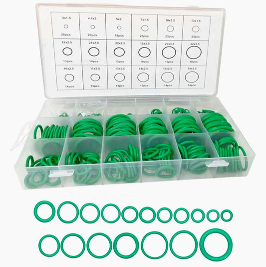 Set 279 guarnizioni O-ring in gomma per rubinetti, 18 dimensioni disponibili - ambraled