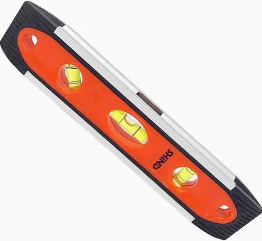 Livella a bolla 23cm – orizz/vert/45° 0,5mm/m - ambraled