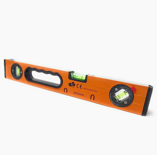 Livella a bolla magnetica 45° – Precisione 0,5 mm/m, lunghezza 40 cm - ambraled
