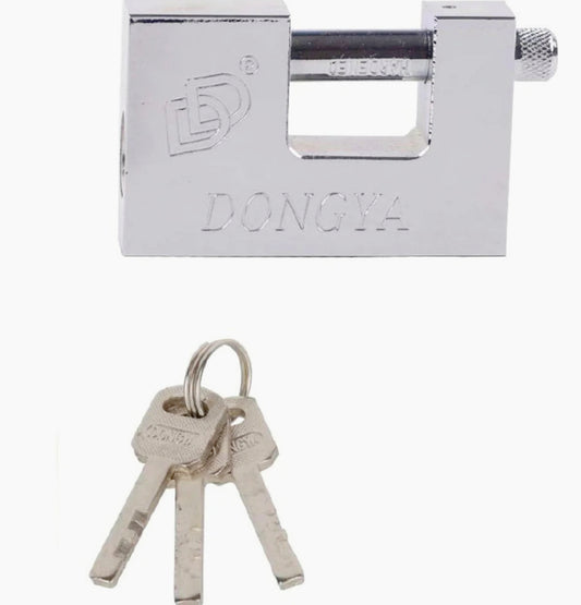 Lucchetto in acciaio 70mm – rettangolare 3 chiavi - ambraled