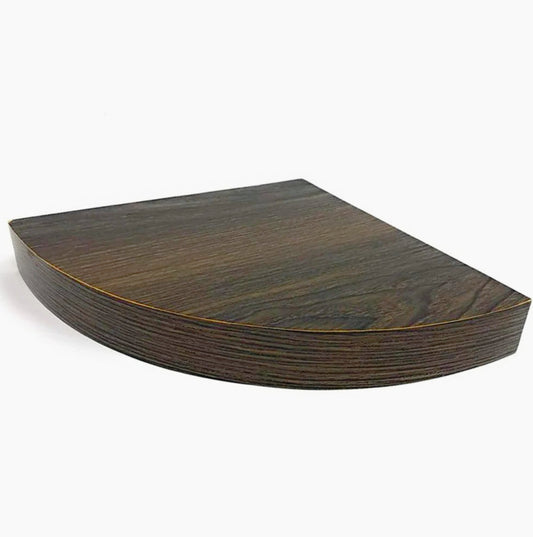 Mensola angolare legno 23x23x4cm – reggimensola a scomparsa - ambraled