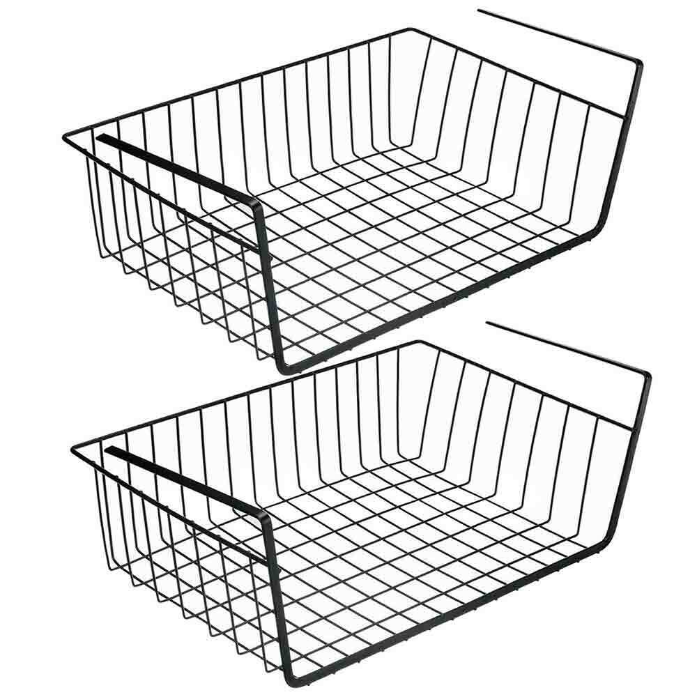 Mensola sotto scaffale 2 pezzi – metallo 35x8,7x22 cm - ambraled