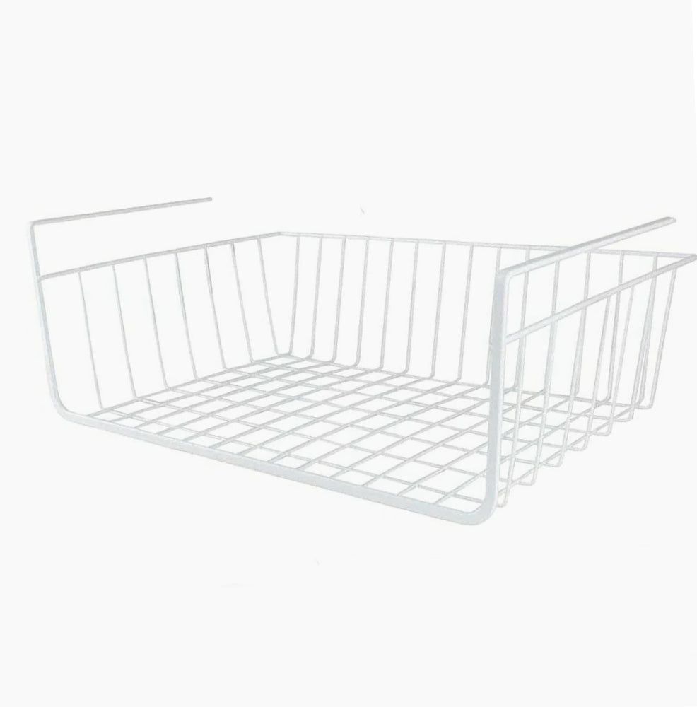 Mensola sotto scaffale 2 pezzi – metallo 35x8,7x22 cm - ambraled