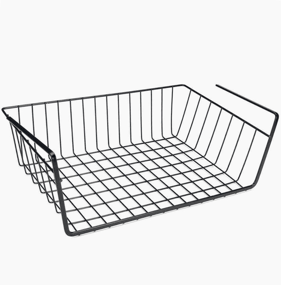 Mensola sotto scaffale 2 pezzi – metallo 35x8,7x22 cm - ambraled